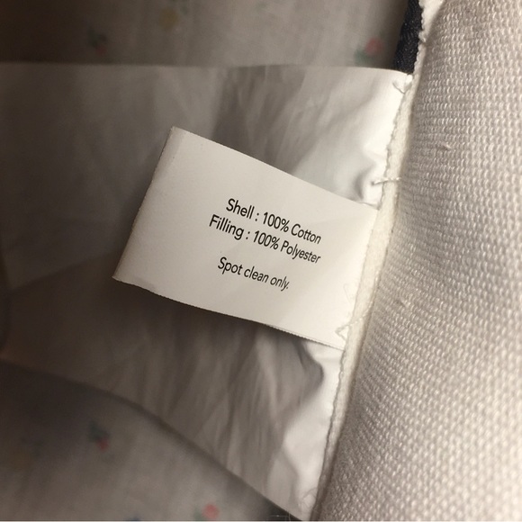 Skull graphic print canvas throw pillow with orange & black sequin accents - Picture 7 of 8